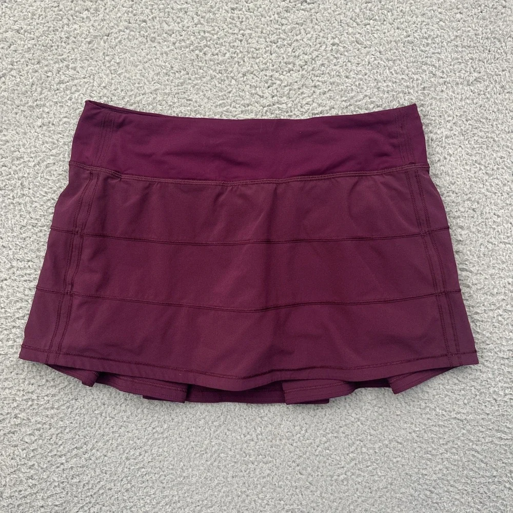 Lululemon Pace Rival Skirt Skort Marvel Purple Athletic Tennis Women's 6